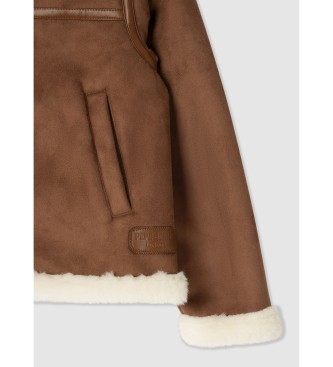 Pepe Jeans Abrigo Evette marrn