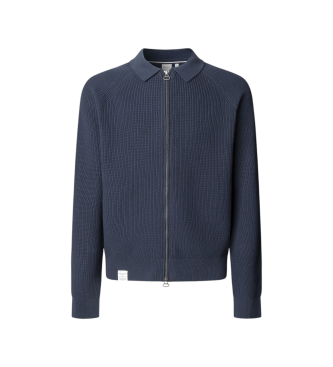 Pepe Jeans Camisola Fabian Zip azul-marinho