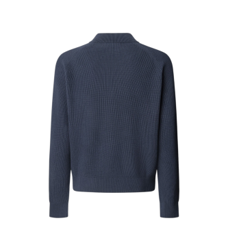Pepe Jeans Camisola Fabian Zip azul-marinho