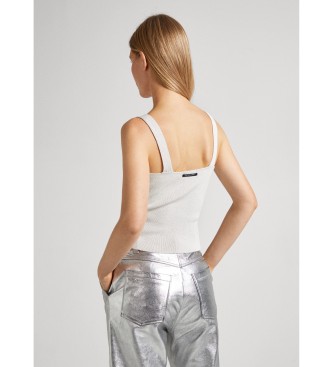 Pepe Jeans Top Falon silber