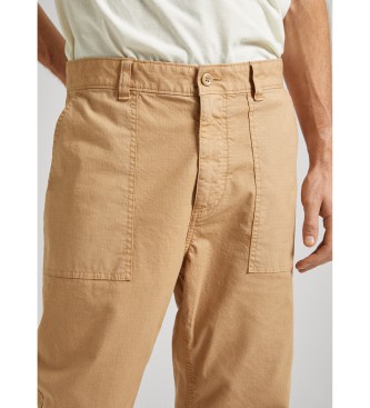 Pepe Jeans Pantalon beige Fatigue
