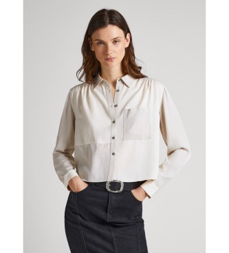 Pepe Jeans Blouse Fibiana blanc cass