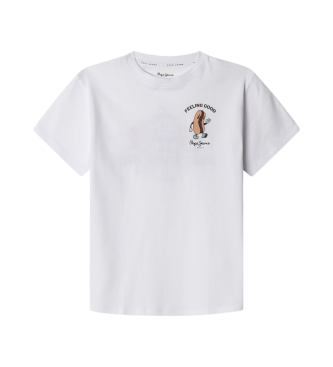 Pepe Jeans Finley Short Sleeve T-Shirt white