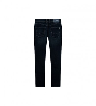 Pepe Jeans Finly Skinny Fit bukser med lav talje i marinebl bukser