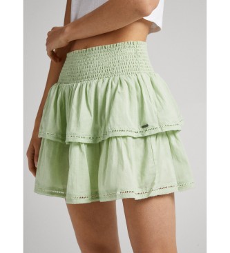 Pepe Jeans Mini skirt Fiore green