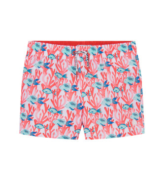 Pepe Jeans Fishcoral red swimming costume