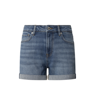 Pepe Jeans Short Fitted Hw Mary azul