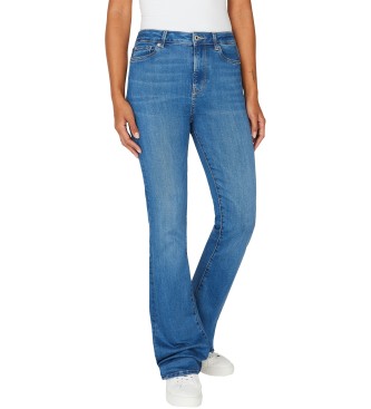 Pepe Jeans Kavbojke Flare Hw blue