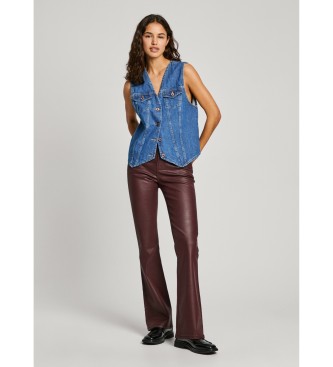 Pepe Jeans Jeans Flare Hw burdeos