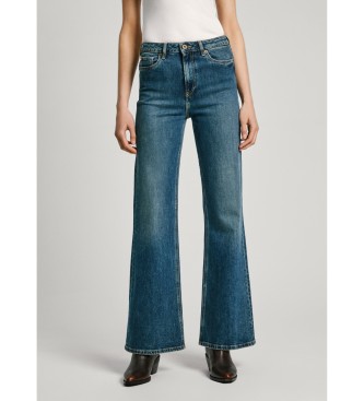 Pepe Jeans Kavbojke Flare Hw blue