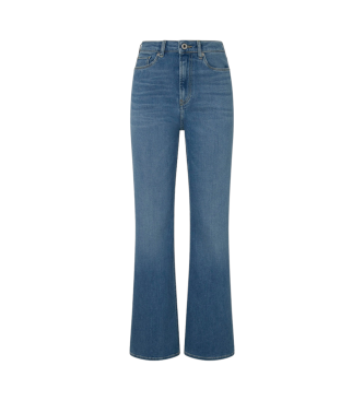 Pepe Jeans Kavbojke Flare Hw blue