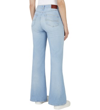 Pepe Jeans Jeans in pasvorm flare Willa blauw