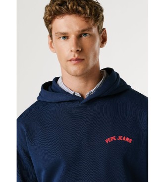 Pepe Jeans Felpa blu navy Gideon