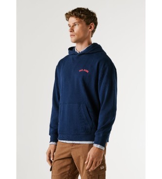 Pepe Jeans Felpa blu navy Gideon