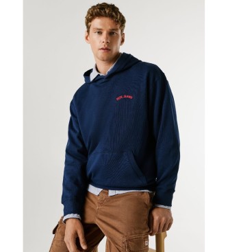 Pepe Jeans Felpa blu navy Gideon