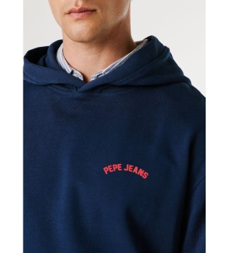 Pepe Jeans Felpa blu navy Gideon