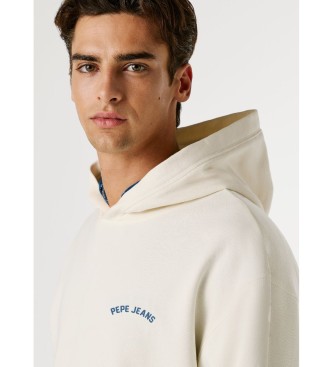 Pepe Jeans Felpa bianca Gideon