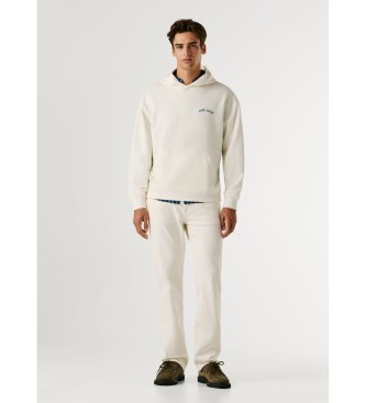 Pepe Jeans Felpa bianca Gideon