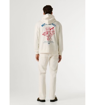 Pepe Jeans Felpa bianca Gideon