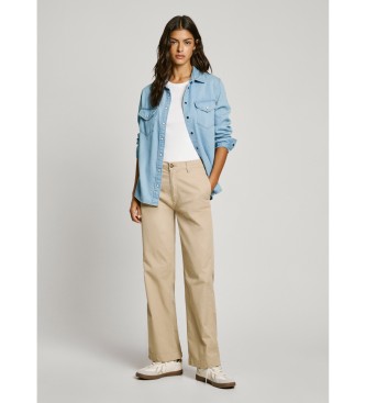 Pepe Jeans Pantaloni beige Gina
