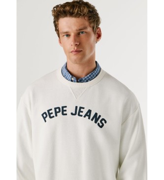 Pepe Jeans Felpa Gio color bianco sporco