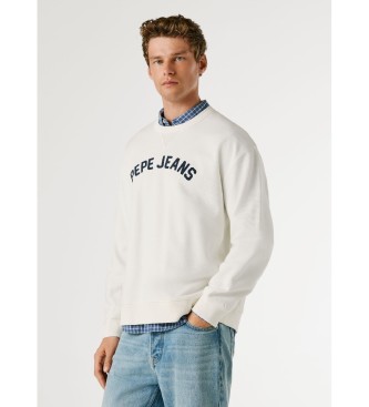 Pepe Jeans Felpa Gio color bianco sporco