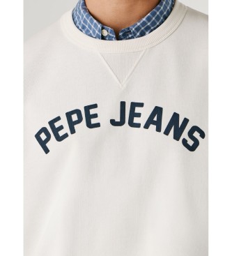 Pepe Jeans Felpa Gio color bianco sporco