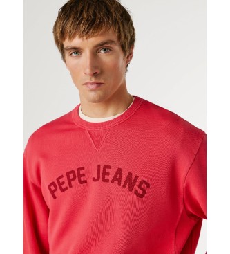 Pepe Jeans Moletom Gio Crew vermelho