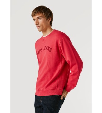 Pepe Jeans Moletom Gio Crew vermelho