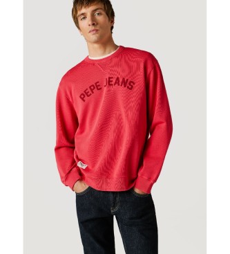 Pepe Jeans Moletom Gio Crew vermelho