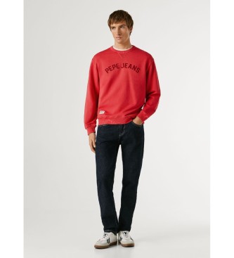 Pepe Jeans Moletom Gio Crew vermelho