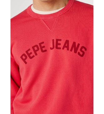Pepe Jeans Moletom Gio Crew vermelho
