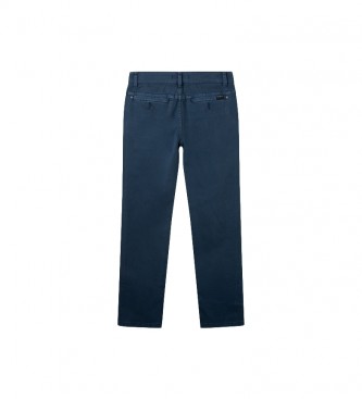 Pepe Jeans Pantalon chino slim bleu marine Greenwich