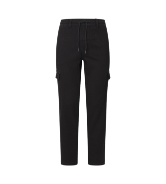 Pepe Jeans Slim fit cargo broek zwart