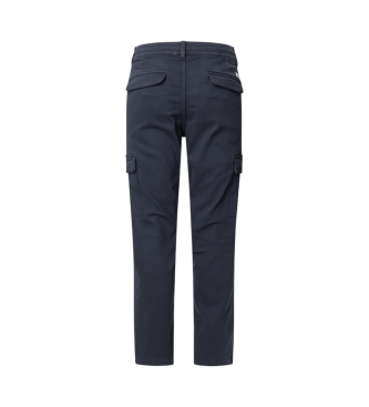 Pepe Jeans Gymdigo navy cargo trousers