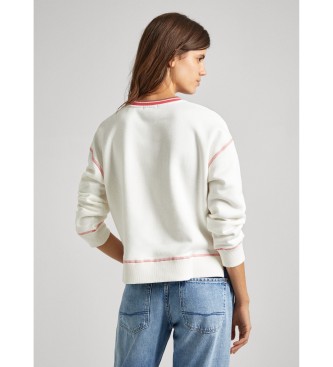 Pepe Jeans Sweatshirt boxy Hache Wit