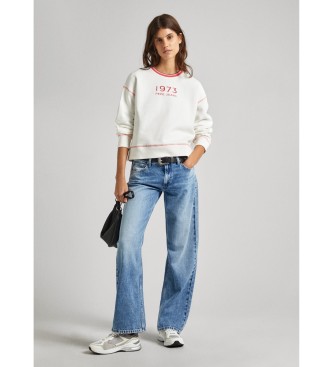 Pepe Jeans Sweatshirt fit boxy Hache Hvid