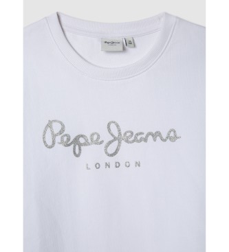 Pepe Jeans Bluza Hana Crew biała