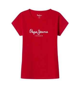 Pepe Jeans Hana Glitter N T-shirt rood