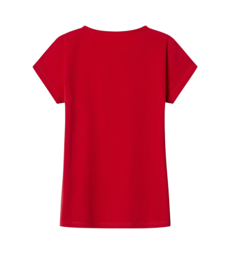 Pepe Jeans Hana Glitter N T-shirt rood