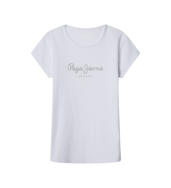 Pepe Jeans Hana Glitter T-shirt blanc