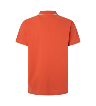Pepe Jeans Hans orangefarbenes Poloshirt