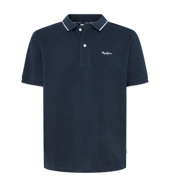 Pepe Jeans Granatowa koszulka polo Hans