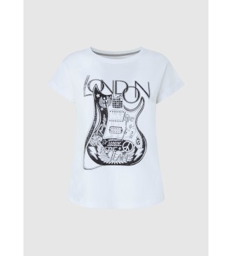 Pepe Jeans T-shirt  manches courtes Happy white