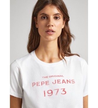 Pepe Jeans Maglietta del porto bianco