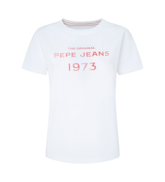 Pepe Jeans Maglietta del porto bianco