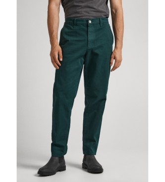 Pepe Jeans Pantaloni chino Harrow verde scuro