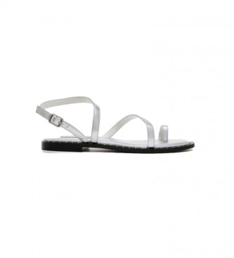 Pepe Jeans Hayes Bass silver sandals