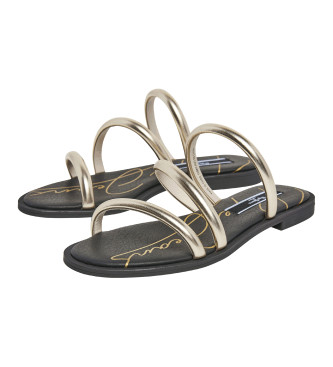 Pepe Jeans Sandalen Hayes Kristall gold