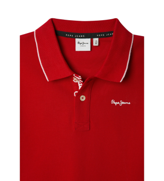 Pepe Jeans Plo vermelho Henry